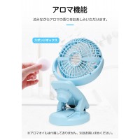 卓上扇風機だけでなく、こだわりのデザインでクリップ付きなので卓上以外でも使用可能な2WAY仕様　送料無料