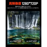 多機能プロジェクター（m8-A）、高解像度で鑑賞できる　テレワーク　送料無料