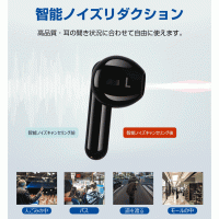 ワイヤレスイヤホンのようなデザインを採用している集音器　送料無料